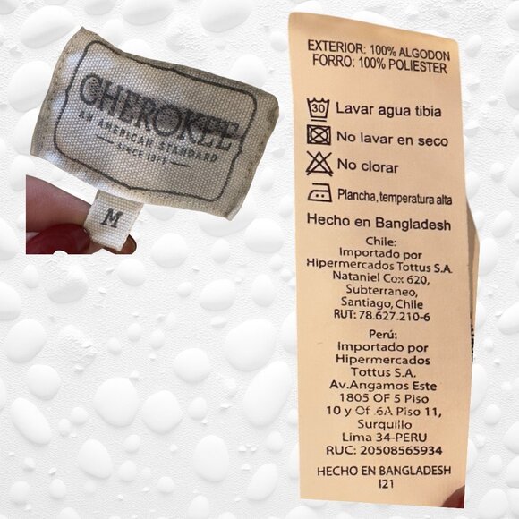 Rare Vintage Cherokee Aviator-Style Denim Sherpa Jacket – Women’s M - Picture 11 of 11